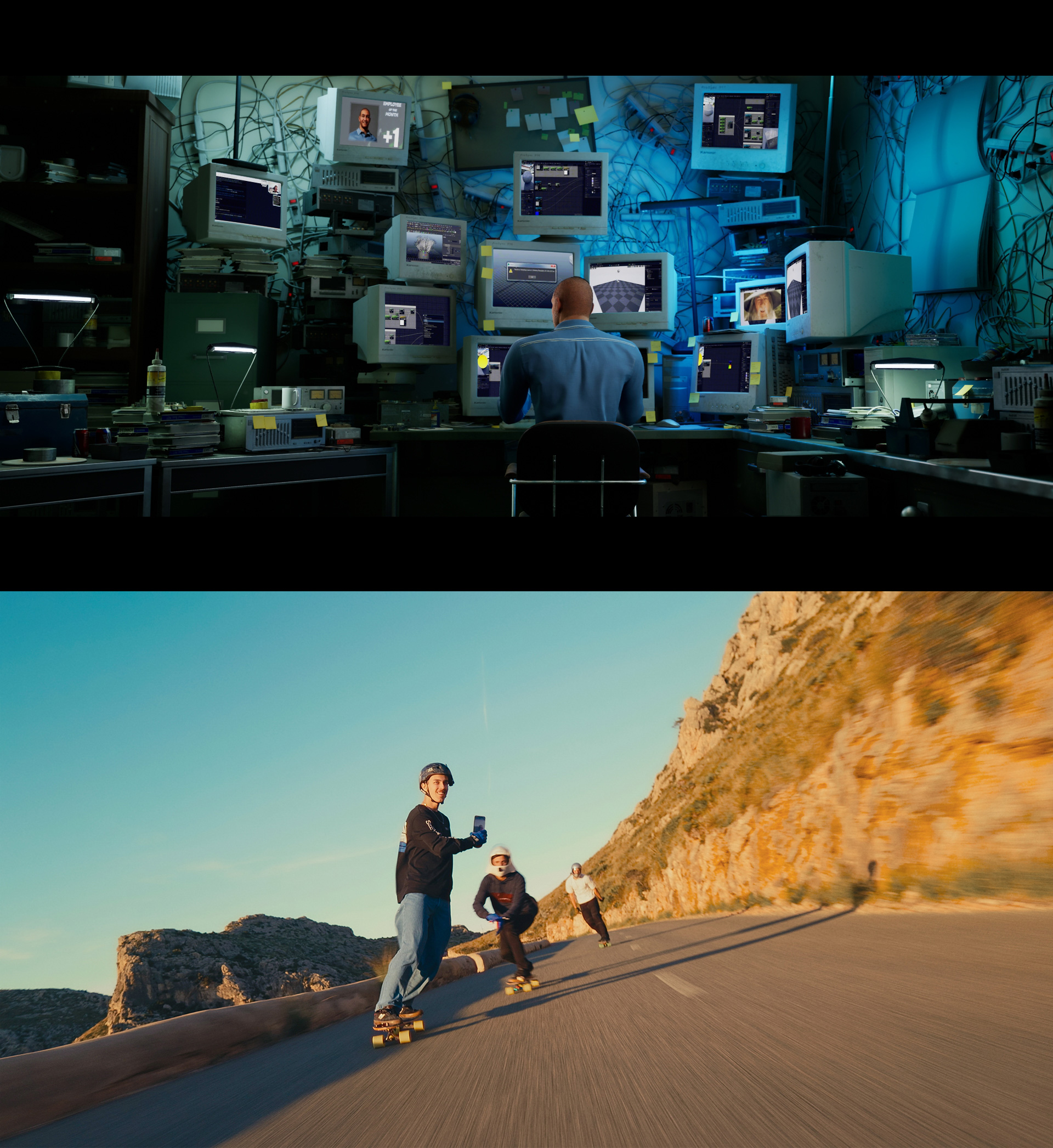 Fotogramas de 'R4t's d3m_!' y 'Tem'